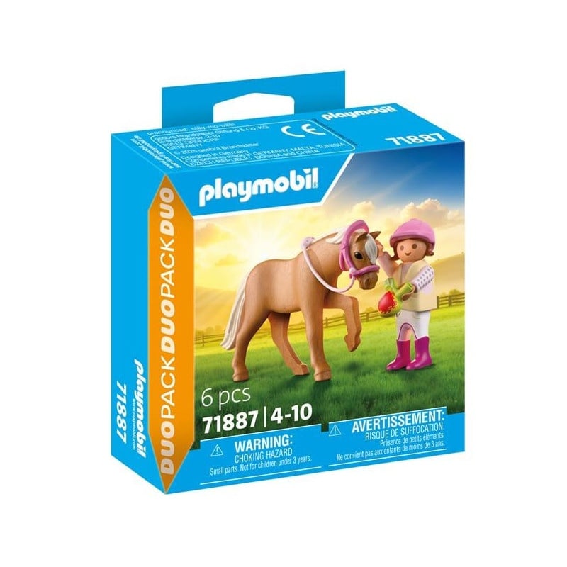 Playmobil Playmobil Duo Pack Κοριτσάκι Με Πόνυ (71887)
