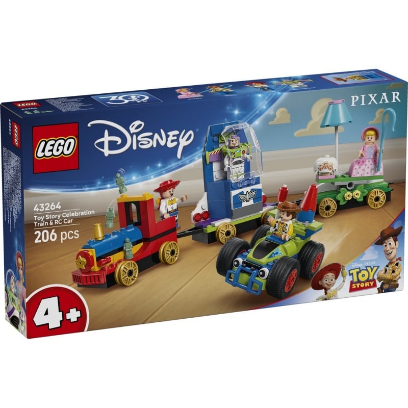Lego Lego Disney Toy Story Εορταστικό Τρένο & RC Αυτοκίνητο (43264)