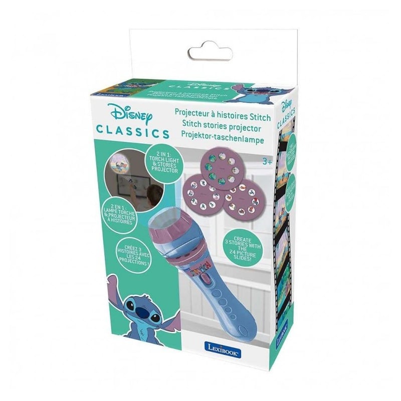 Lexibook Lexibook Προτζέκτορας Ιστοριών και Φακός Disney Stitch (25.LTC050D)