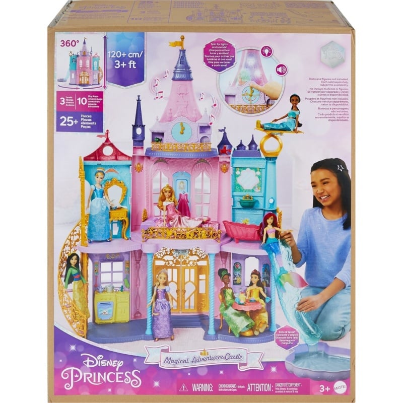 Mattel Disney Princess - Μαγικό Κάστρο Disney Princess Κουκλόσπιτο (HLW29)