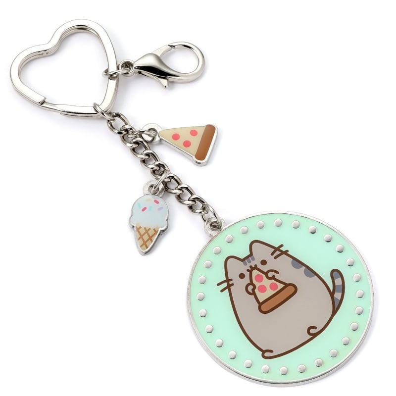 Carat Shop Μπρελόκ Pusheen - The Cat Pizza Keyring With Mini Charms (PTCK0106)