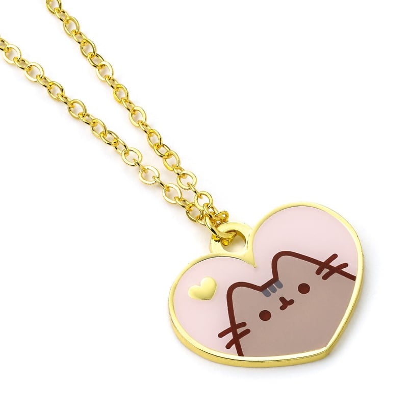 Κολιέ Pusheen - The Cat Pink And Gold Heart (PTCN0100) φωτογραφία