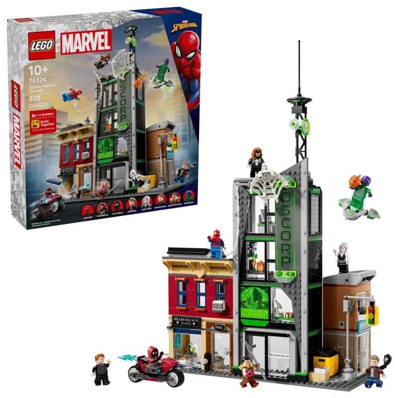 Lego Lego Super Heroes Spiderman Εναντίον Oscorp (76324)