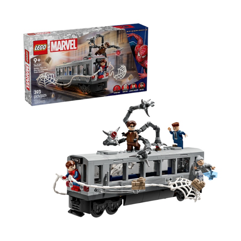 Lego Lego Super Heroes Spiderman Εναντίον Doc Ock Subway Train Scene (76321)