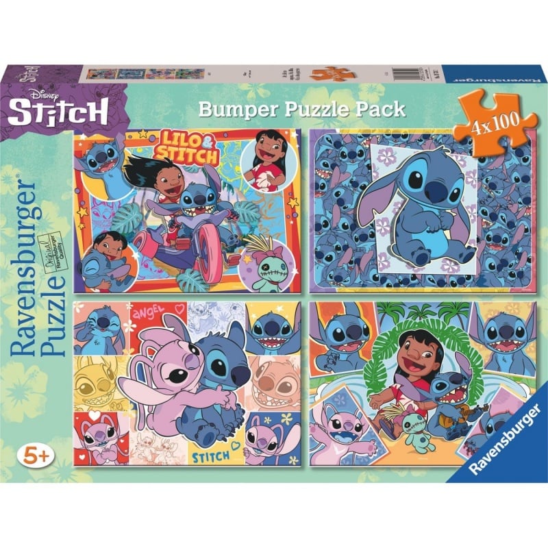 Ravensburger Παζλ 4x100 Τεμ. Disney Stitch (05731)