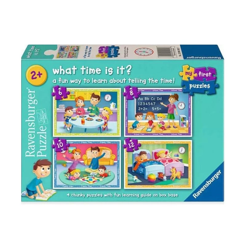 Ravensburger Τα Πρώτα Μου Παζλ 6/10/12 Τεμ. Ώρες Της Ημέρας (12004162)