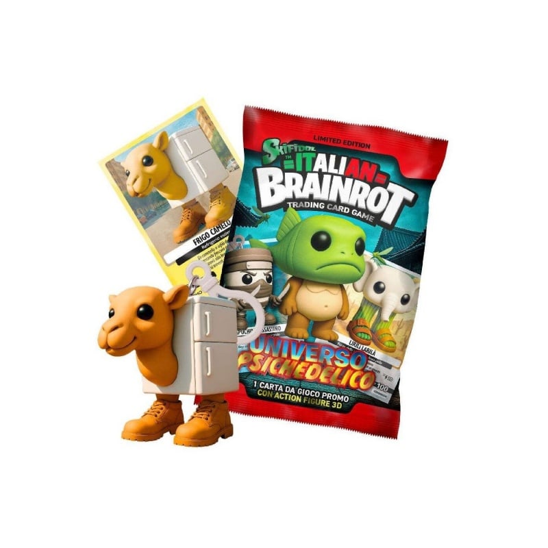 Italian Brainrot Brainrot A Σειρά Psychedelic Universe 1 Φιγούρα Μπρελοκ & Κάρτα - 1 τμχ (DIP78014)