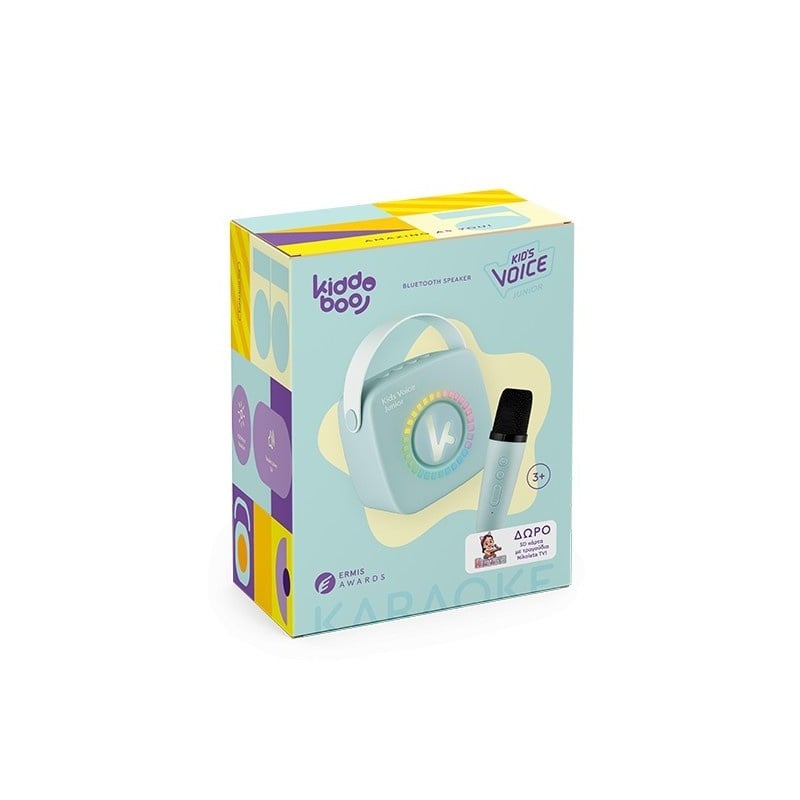 Kiddoboo Kiddoboo Mini Karaoke Speaker & Mic Blue (KBT3NTBLU)