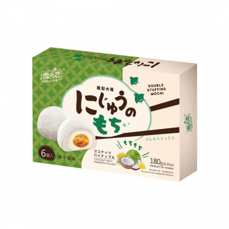Yuki &  Love Yuki&Love - Mochi Ιαπωνικό Γλυκό Γεύση Ανανά & Καρύδα 180gr (1534663)
