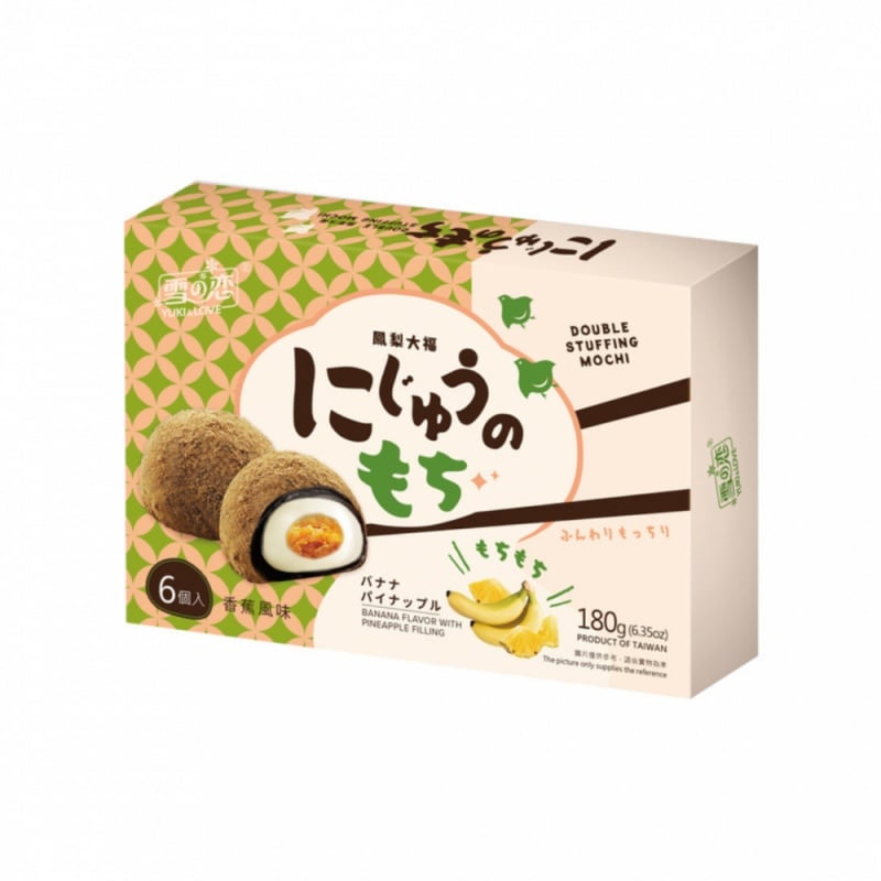 Yuki &  Love Yuki&Love - Mochi Ιαπωνικό Γλυκό Γεύση Ανανά & Μπανάνα 180gr (1534660)