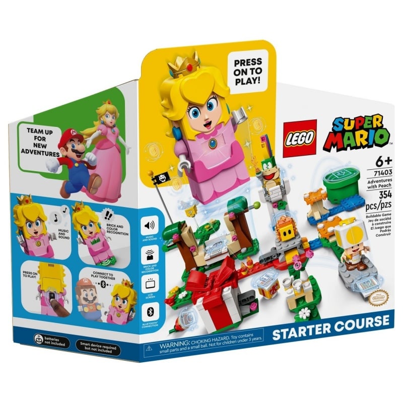 Lego Lego Super Mario Βασική Πίστα Περιπέτειες Με Την Peach (71403)