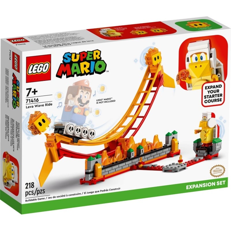 Lego Lego Super Mario Πίστα Επέκτασης Βόλτα Στη Λάβα (71416)