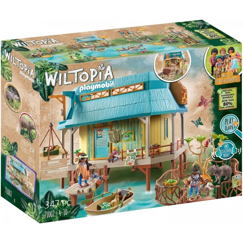 Playmobil Playmobil Σταθμός Περίθαλψης Άγριων Ζώων (71007)