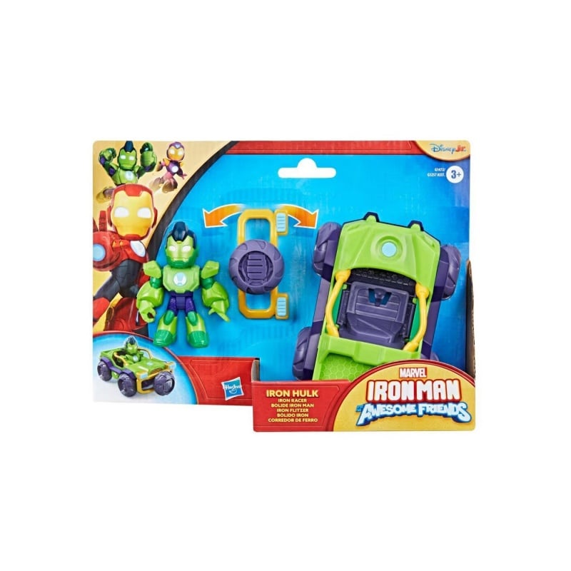 Hasbro Marvel Iron Man And His Awesome Friends Όχημα Hulk Με Φιγούρα (G1472)