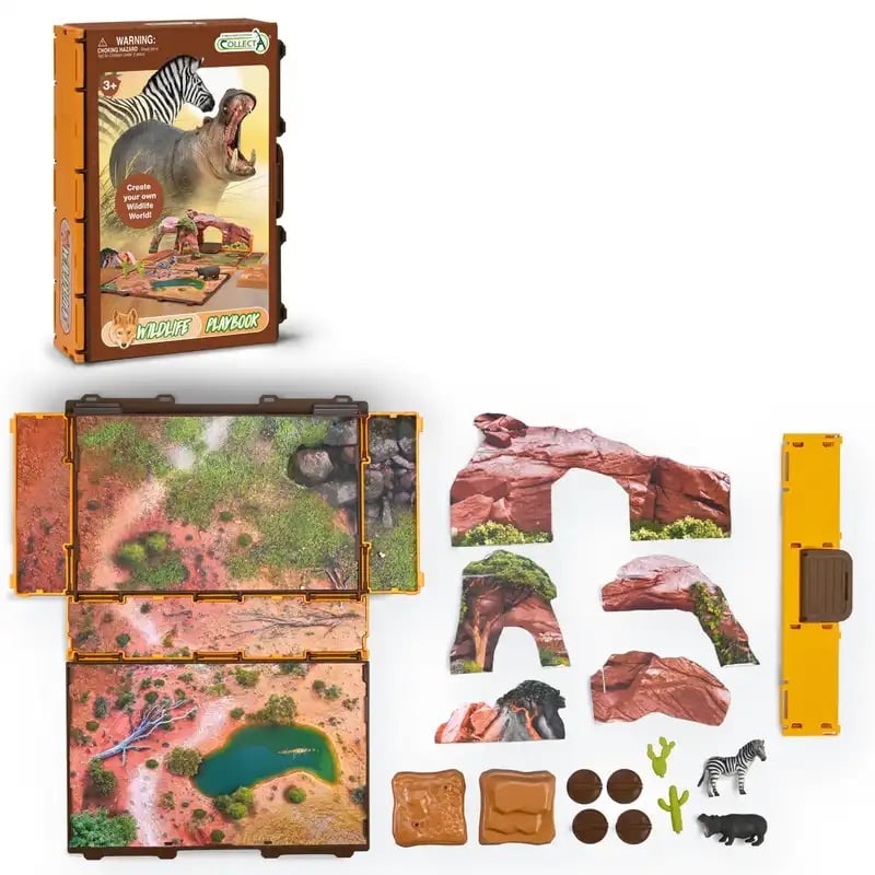 CollectA Βιβλίο Παιχνιδιού Με Ζώα Της Άγριας Φύσης (A1220) φωτογραφία
