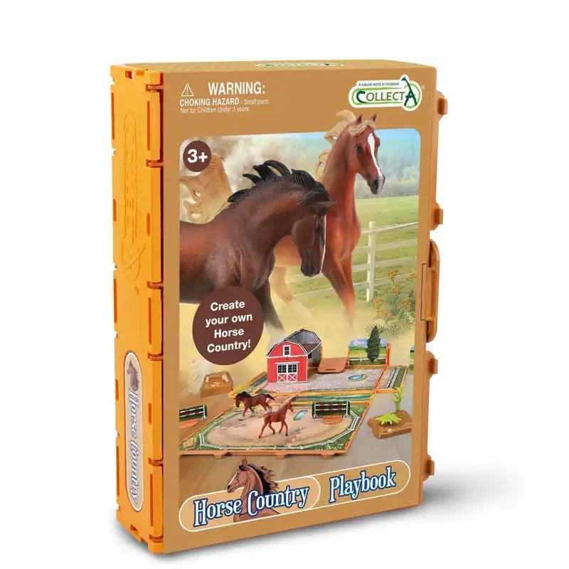 Collecta CollectA Βιβλίο Παιχνιδιού Με Άλογα Φάρμας (A1217)
