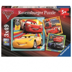 Ravensburger Παζλ 3x49 Τμχ. Cars 3 (08015)