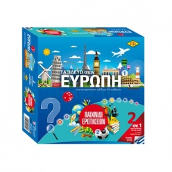 Επιτραπέζιο Παιχνίδι Ερωτήσεων Ταξιδεύω Στην Ευρώπη &amp; ΕΟΚ (03-259)