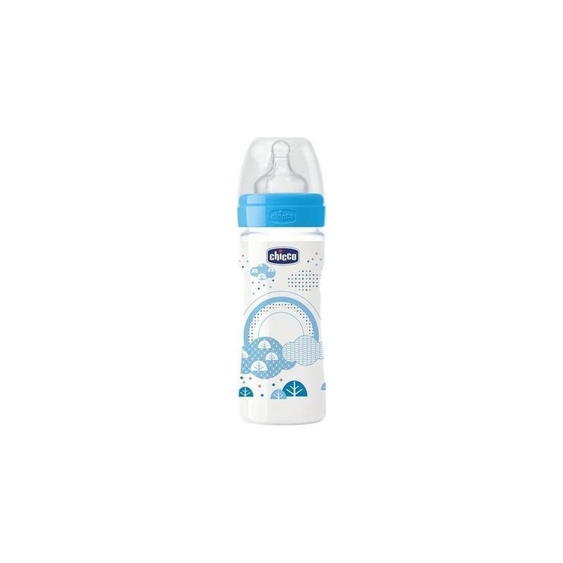 Chicco Μπιμπερό Πλαστικό Σιέλ 250 ml (A60-20623-20)