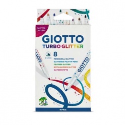 Μαρκαδόροι Giotto Turbo Glitter 8 Τμχ. (0114475)