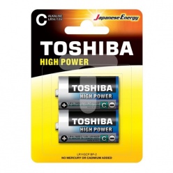 Toshiba Αλκαλικές Μπαταρίες C LR 14 - 2 Τμχ. (152651)