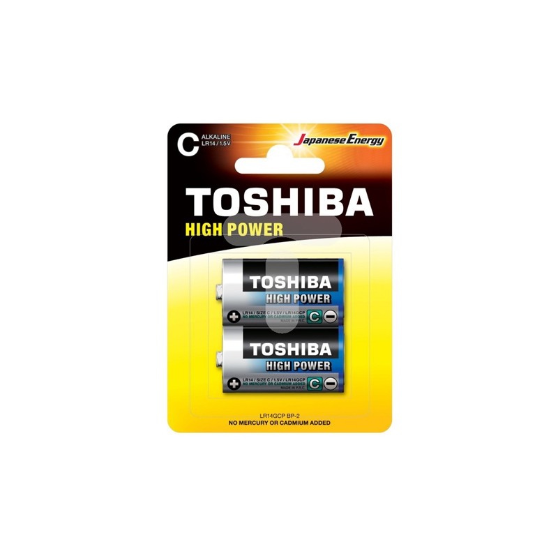 Toshiba Αλκαλικές Μπαταρίες C LR 14 - 2 Τμχ. (152651)