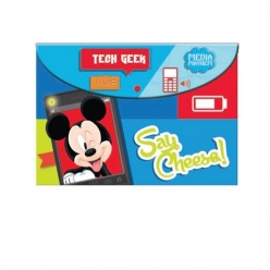 Φάκελος Mickey Με Κουμπί Α4 Πλαστικό Εξώφυλλο (340-73580)
