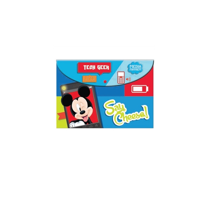 Φάκελος Mickey Με Κουμπί Α4 Πλαστικό Εξώφυλλο (340-73580)