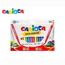 Μαρκαδόροι Carioca 9+9+2 Χρώματα Magic Cambia Color (41369)