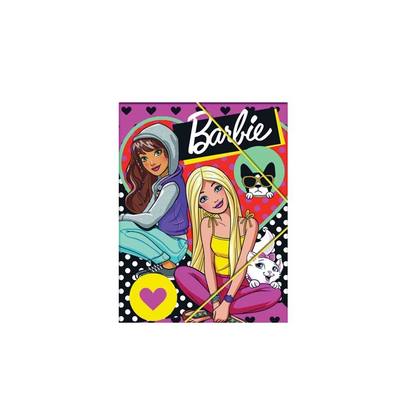 Ντοσιέ Λάστιχο Α4 Barbie (349-56515)
