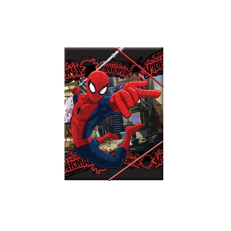 Ντοσιέ Λάστιχο A4 Spiderman (37-59510)