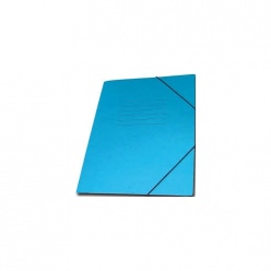 Φάκελος Πρεσπάν Μπλε Με Αυτιά Και Λάστιχο 25x35εκ (12804)