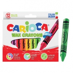 Κηρομπογιά Crayons 10mm 12 Χρώματα (23065)