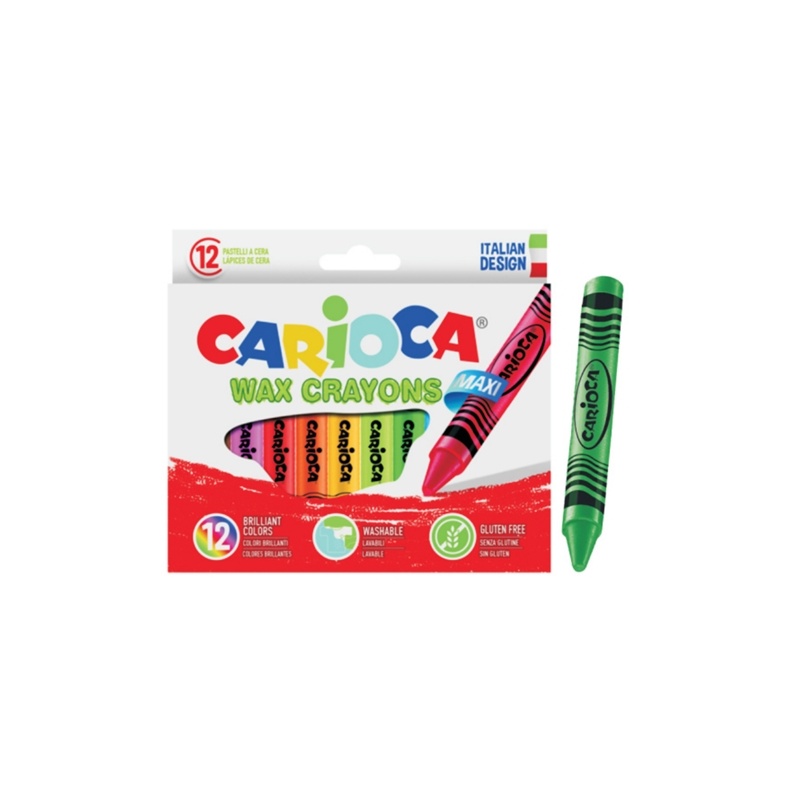 Κηρομπογιά Crayons 10mm 12 Χρώματα (23065)