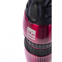 Παγουρι Eco Life Μεταλλικο 400Ml-Vacuum Red /With (33-BO-3011)
