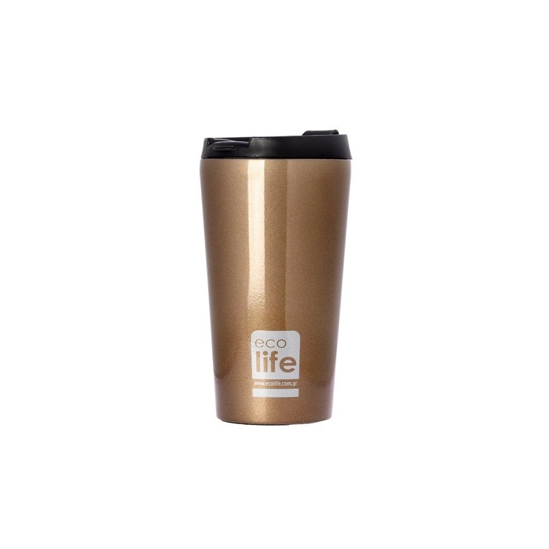 Eco Life Coffee Thermos 370Ml Bronze (33-BO-4002)