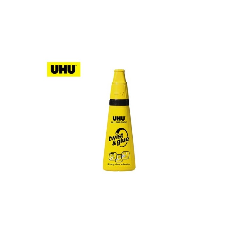 Uhu Κόλλα Ρευστή 90Ml Twist &amp; Glue (U10374)