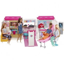 Barbie Κινητό Ιατρείο-Ασθενοφόρο (FRM19)