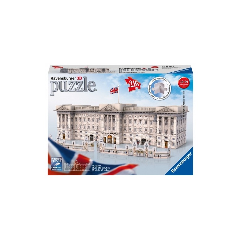 Παζλ 3D Puzzle Midi 216 Τεμ. Παλάτι Μπάκιγχαμ (12524)