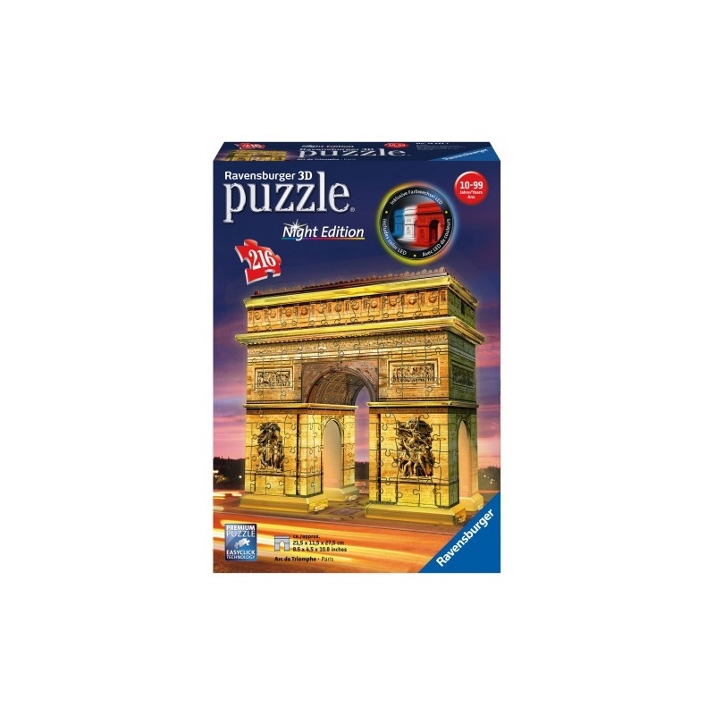 3D Puzzle Night Edition 216 Τεμ. Αψιδα Θριαμβου (12522)