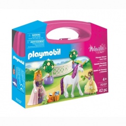 Playmobil Maxi Βαλιτσάκι Πριγκίπισσες Με Μονόκερο (70107)