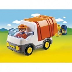 Playmobil 1.2.3 Απορριμματοφόρο όχημα(6774)