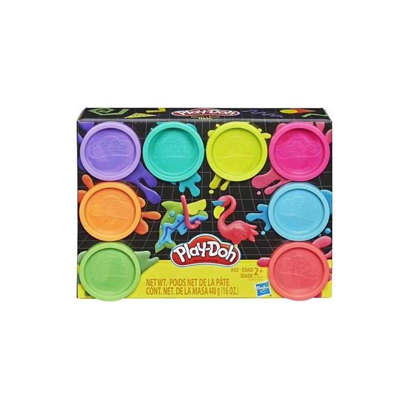 Pd Play-Doh Set 8 Τμχ Case colors - 2 Σχέδια (E5044)