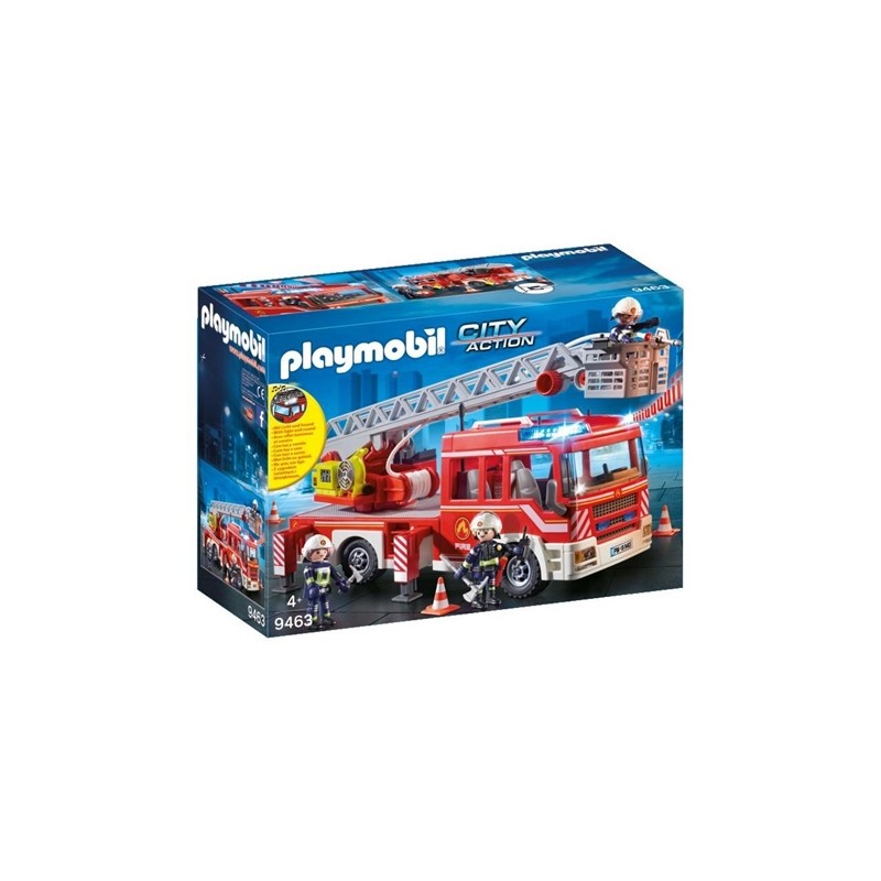 Playmobil Όχημα Πυροσβεστικής Με Σκάλα Και Καλάθι Διάσωσης (9463)