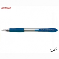 Στυλό Pilot Super Grip Medium Μπλε (BPGP-10R-ML)