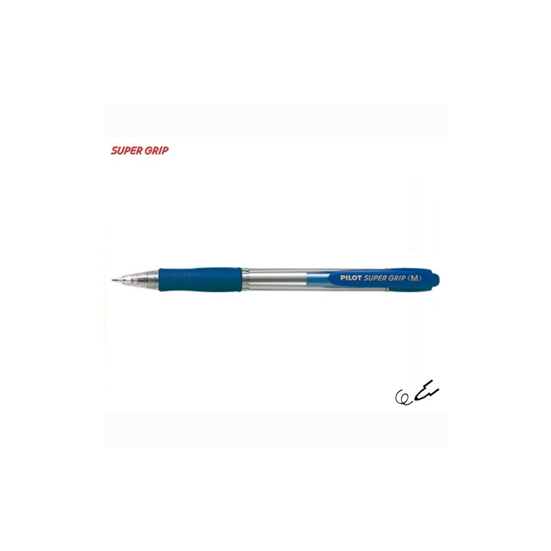 Στυλό Pilot Super Grip Medium Μπλε (BPGP-10R-ML)