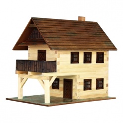 Ξύλινο Σπίτι Διώροφο Μεσαίο (W14)