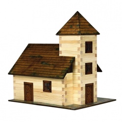 Ξύλινο Σπίτι Με Πύργο Church 213Τμχ (W12)