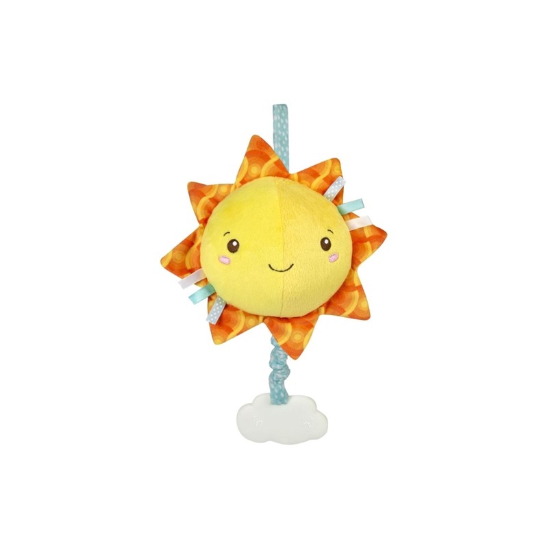 Clementoni Baby Λούτρινο Μουσικό Κρεμαστό Ήλιος (1000-17270)