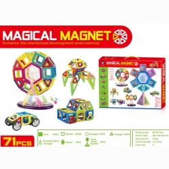 Μαγνητάκια Κατασκευών 71τμχ. Magical Magnet (JK074613)